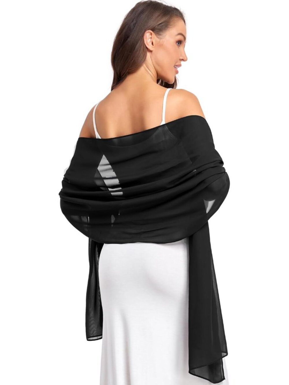 Shawl and Wrap for Evening Dresses Wedding Sheer Scarfs Women Scarve